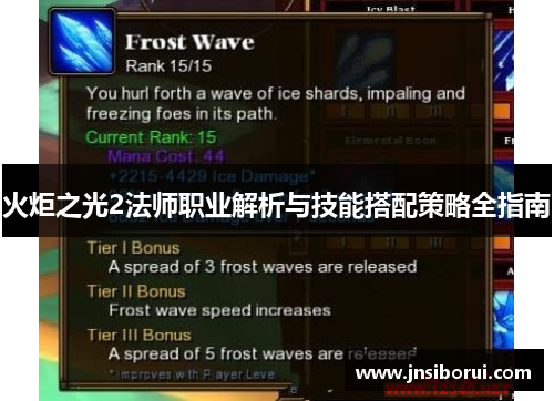 火炬之光2法师职业解析与技能搭配策略全指南
